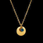 Collar con colgante de piedra de nacimiento