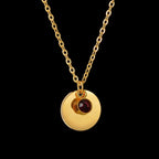 Collar con colgante de piedra de nacimiento