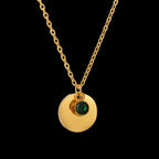 Collar con colgante de piedra de nacimiento