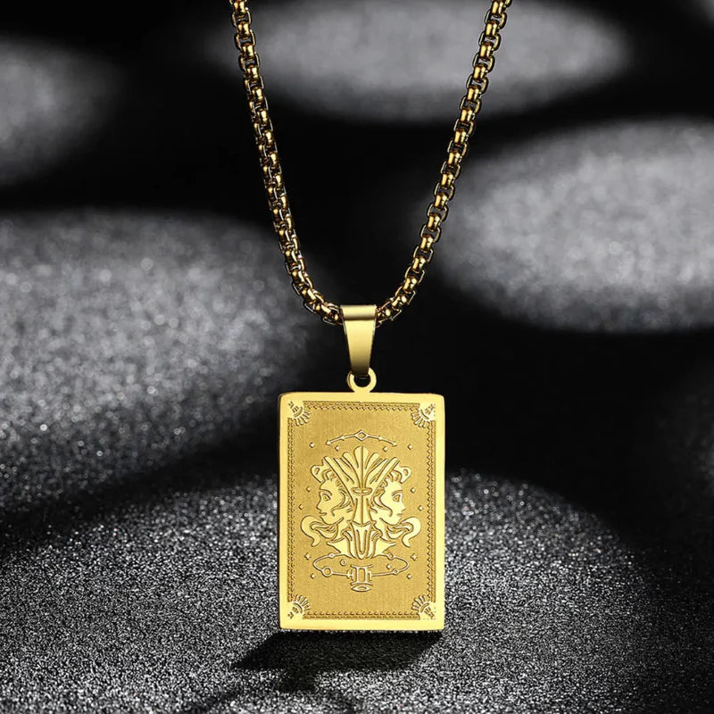 Collar con Colgante de Signo Zodiacal en oro
