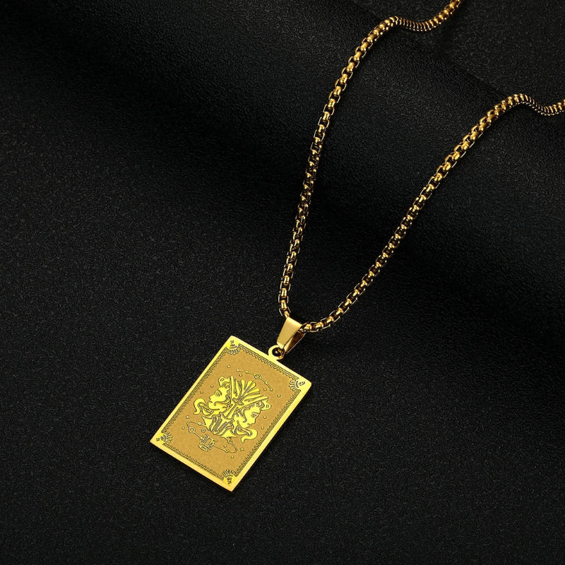 Collar con Colgante de Signo Zodiacal
