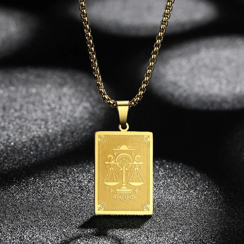 Collar con Colgante de Signo Zodiacal