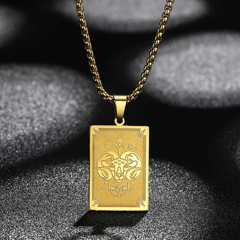 Collar con Colgante de Signo Zodiacal