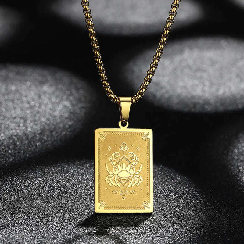 Collar con Colgante de Signo Zodiacal