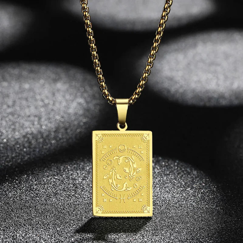 Collar con Colgante de Signo Zodiacal