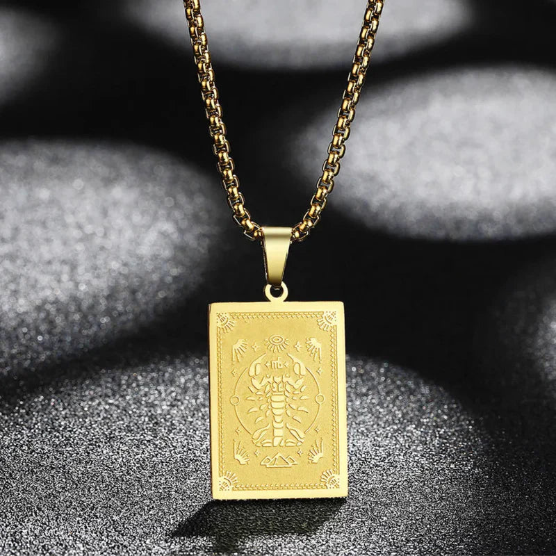 Collar con Colgante de Signo Zodiacal