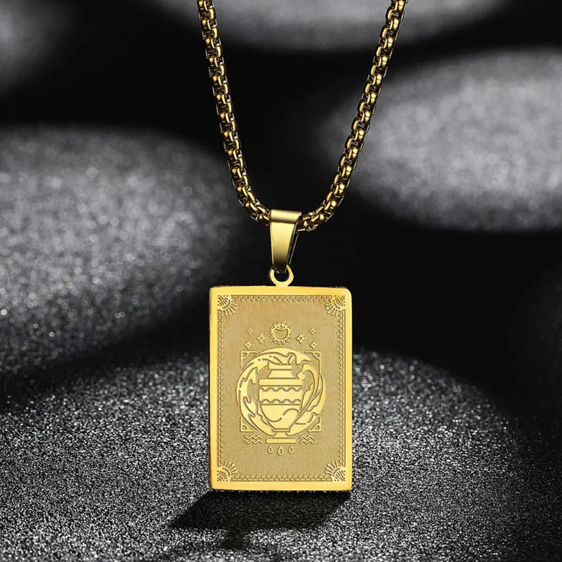 Collar con Colgante de Signo Zodiacal