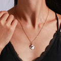 Collar con Colgante de Muñeco de Nieve Navideño
