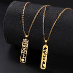 Collar Colgante Cartucho Jeroglíficos Egipto