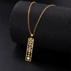 Collar con Colgante Cartucho Jeroglíficos Egipcio