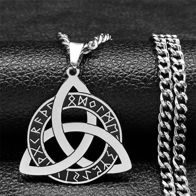 Collar Colgante Nudo Celta Vikingo