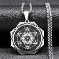 Collar Colgante Cubo de Metatrón para Hombre o Mujer