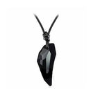 Collar con Colgante de Diente Falso de Lobo
