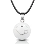 Collar Colgante para Mujer Embarazada Bola de Embarazo corazón
