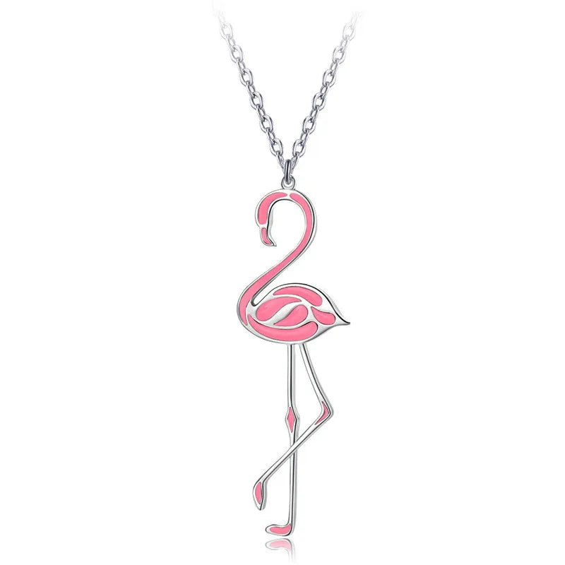 Collar Flamenco Rosa