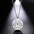 Collar con Colgante Flor de Loto Zen plata