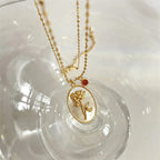 Collar Colgante Flor Signo del Zodiaco