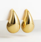 Collar con Colgante de Gran Gota de Agua en oro