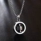 Collar Colgante Hombre Giratorio Anti-Estrés