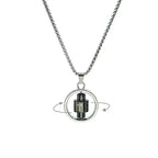 Collar Colgante Hombre Giratorio Anti-Estrés