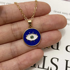 Collar con Colgante Nazar Boncuk Azul