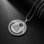 Collar Colgante Ojo de la Providencia Pirámide Illuminati Collar Colgante Ojo de la Providencia Pirámide Illuminati plata