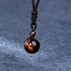 Collar con Colgante de Ojo de Tigre para Hombre y Mujer