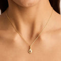Collar con Colgante de Piedra de Nacimiento Colorida