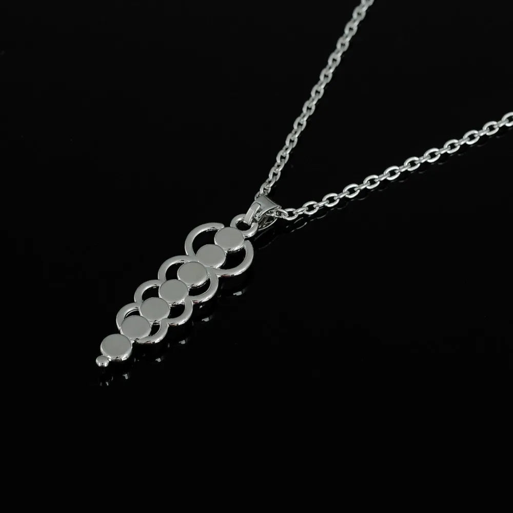 Collar con Colgante de Piedras 7 Chakras para Mujer