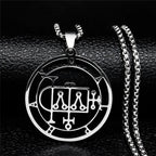 Collar Colgante Sigilo de Demonio malphas