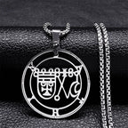 Collar con Colgante Sigilo Demoníaco Bathin