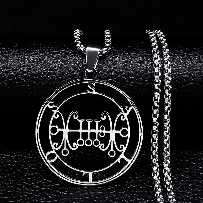 Collar con Colgante Sigilo Demoníaco Sallos