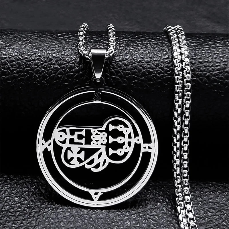 Collar con Colgante Sigilo Demoníaco Shax