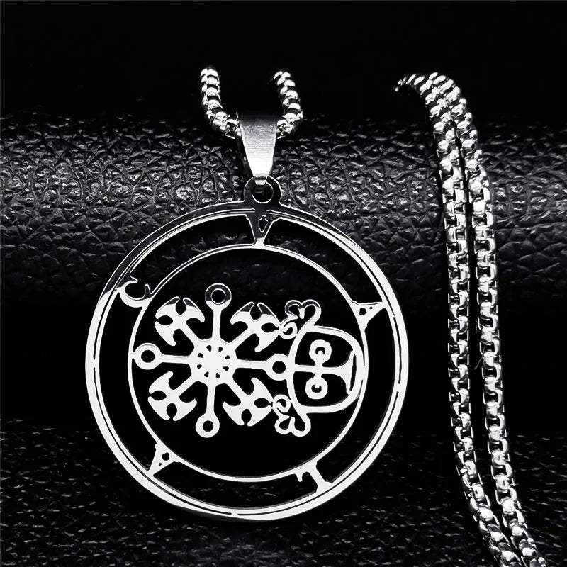 Collar con Colgante Sigilo Demoníaco Valac