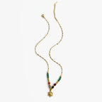 Sun Pendant Necklaces with Pearls a
