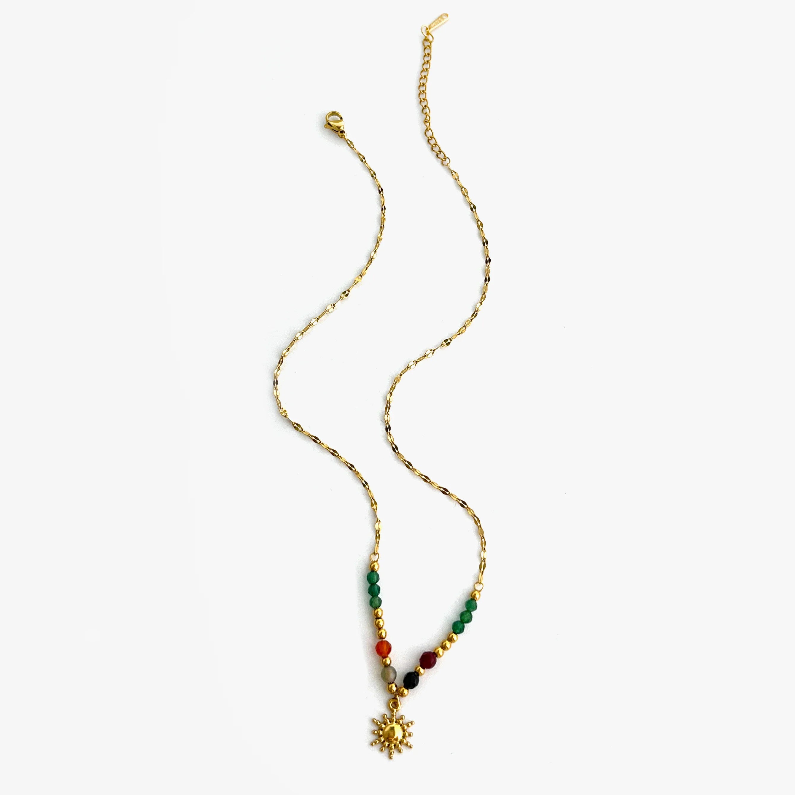 Collares Colgante Sol y Perlas a