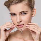 Collar con Colgante de Trébol de 4 Hojas para Mujer Plata