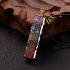 Collar de Piedra Multicolor