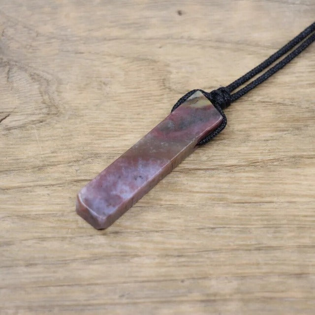 Collar de Piedra Natural de Sanación Litoterapia ágata de India