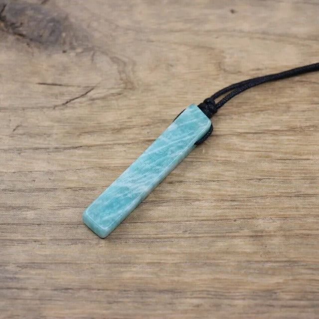 Collar de Piedra Natural de Sanación Litoterapia amazonita