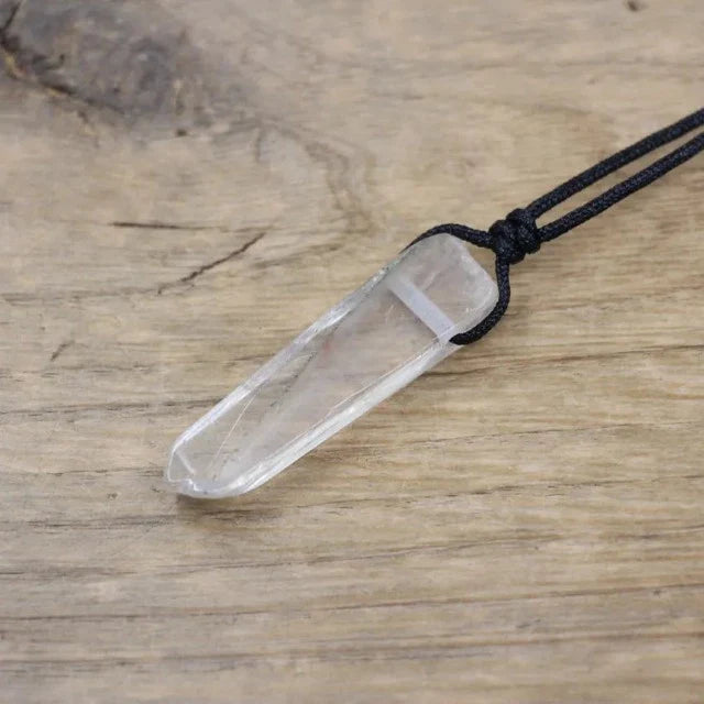 Collar de Piedra Natural de Sanación Litoterapia cristal