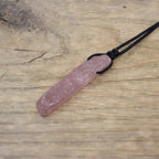 Collar de Piedra Natural de Sanación Litoterapia cuarzo rosa