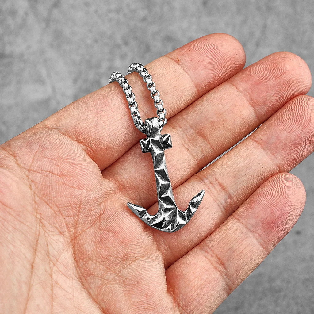 Collar para hombre ancla