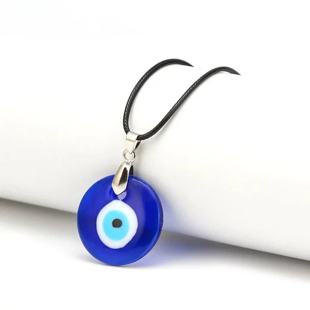 Collar Gargantilla con Colgante de Ojo Turco Azul Mal de Ojo