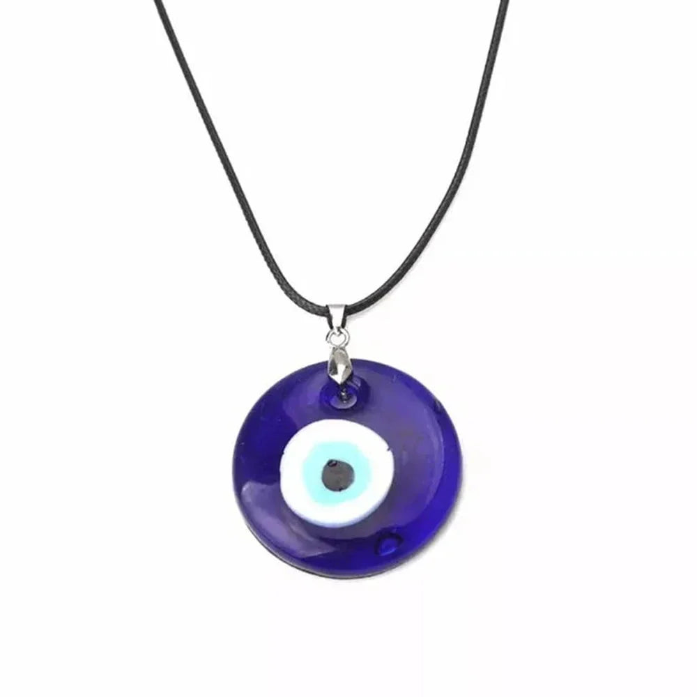 Collar Gargantilla con Colgante de Ojo Turco Azul Mal de Ojo