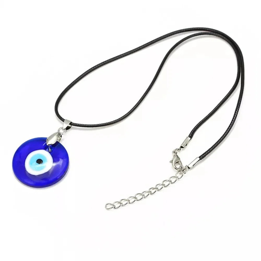 Collar Gargantilla con Colgante de Ojo Turco Azul Mal de Ojo
