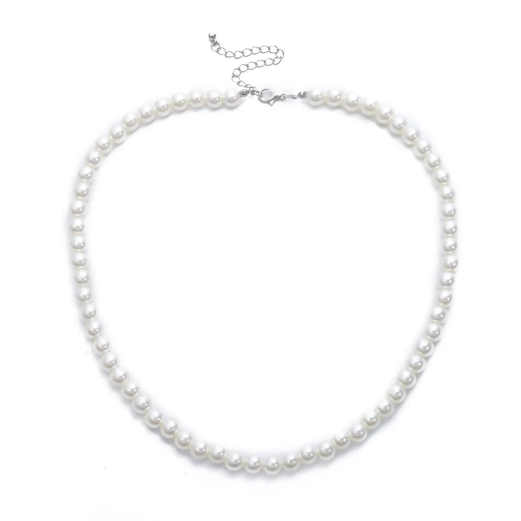 Collar Gargantilla para Hombre con Perlas