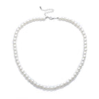 Collar Gargantilla para Hombre con Perlas