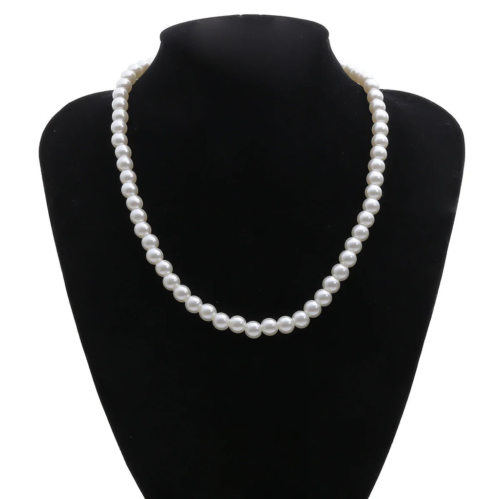 Collar Gargantilla para Hombre con Perlas