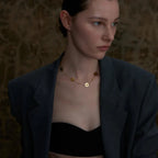 Collar Gargantilla con Colgante de Flores en oro